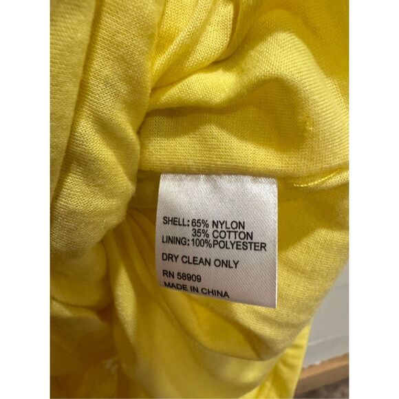 Gianni Bini Yellow Lace Maxi Dress - Picture 7 of 7